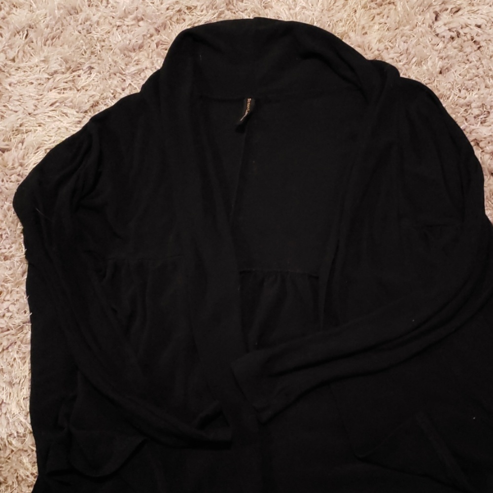 Black cardigan